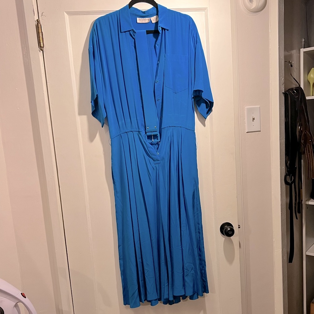Vintage 80s/90s Liz Claiborne 100% silk dress